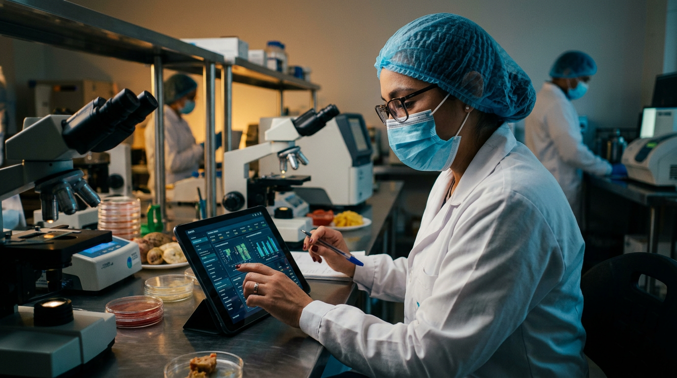 Revision de resultados en laboratorio